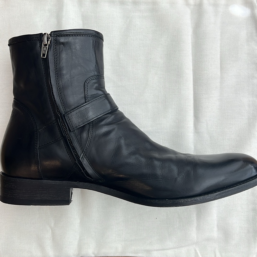 To Boot New York Rodrigo Black Calf Leather Boots Men’s 11.5 - Picture 6 of 10